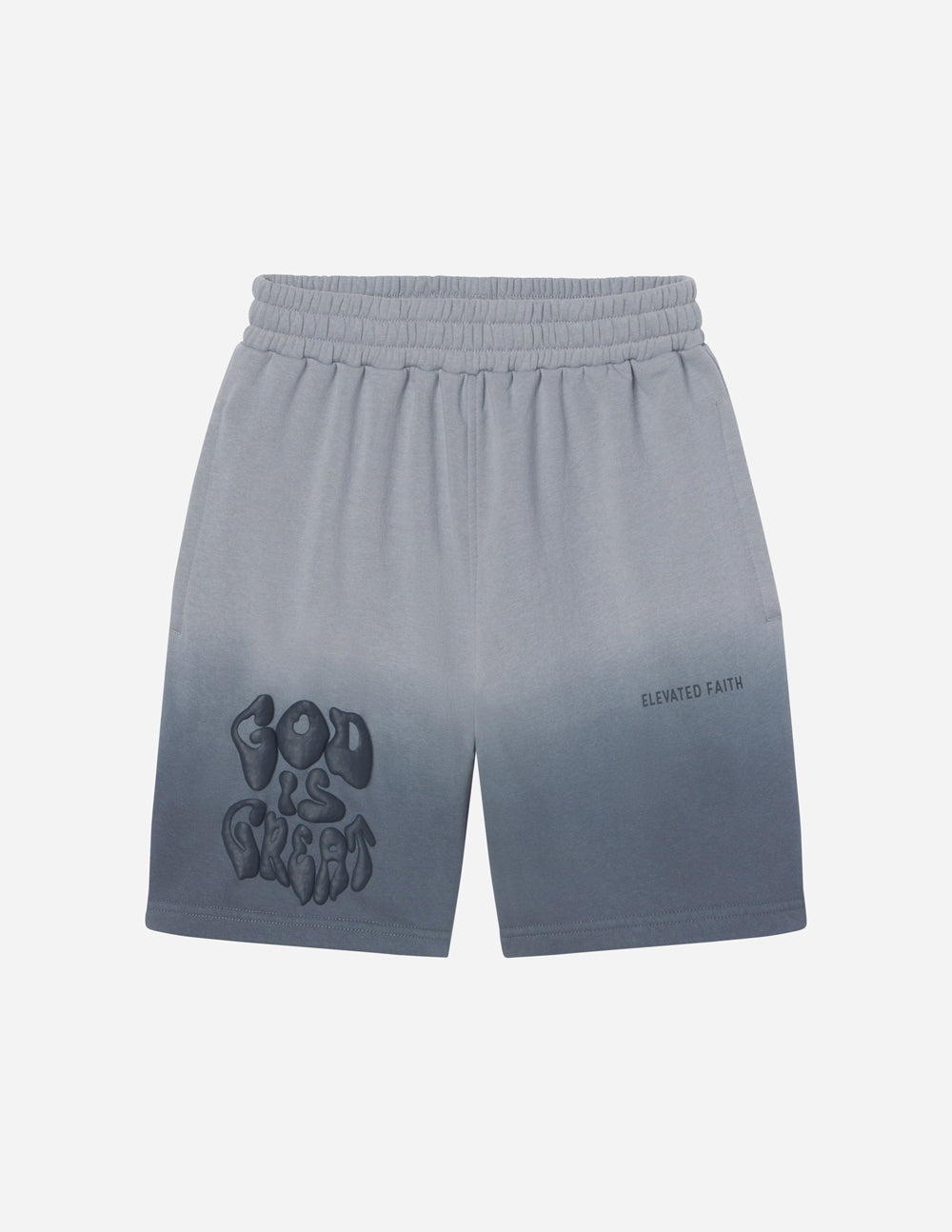 God is Great Blue Mirage Ombre Unisex Short