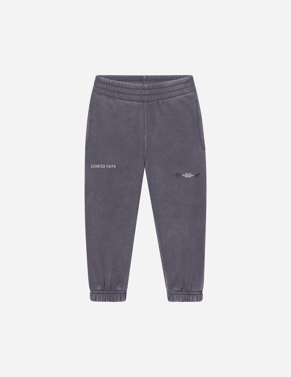 Kids Oversized Sweatpant Grey Mist God of Miracles