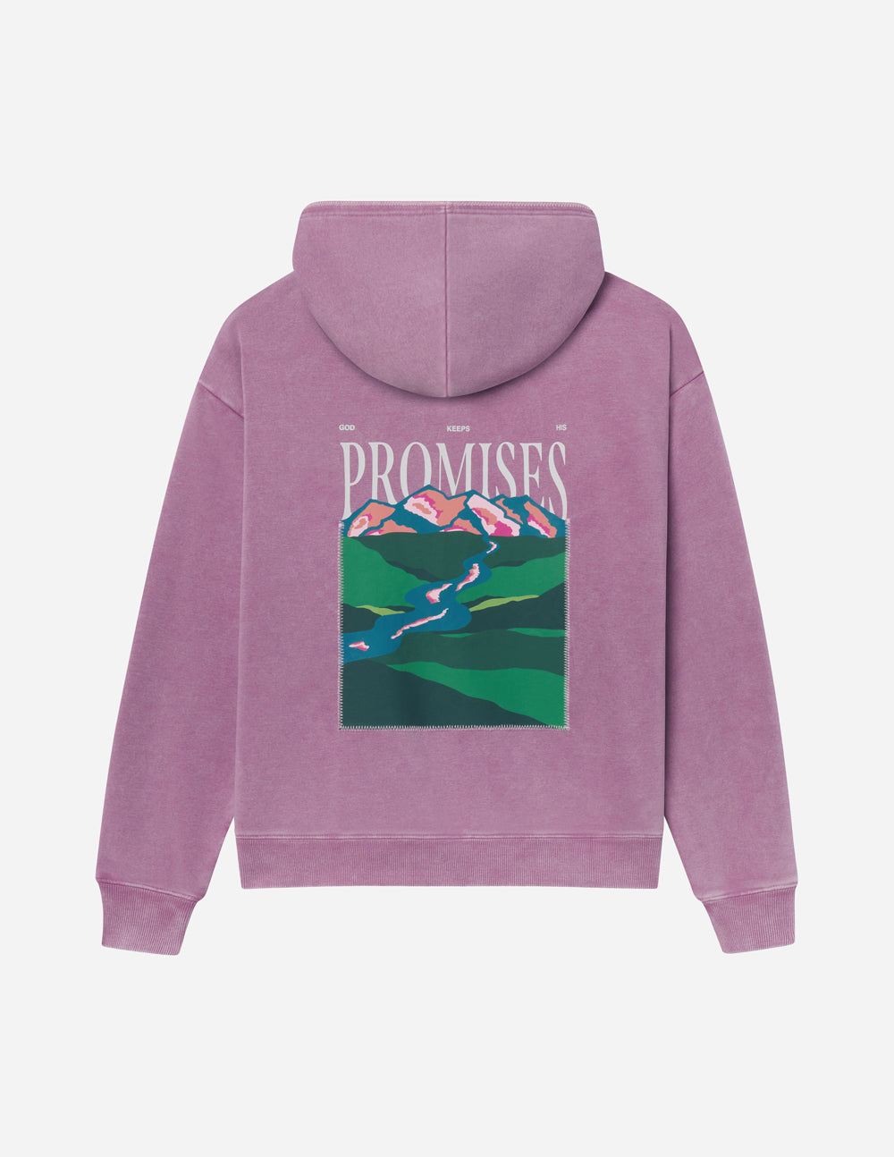 God's Promises Bordeaux Relaxed Unisex Hoodie
