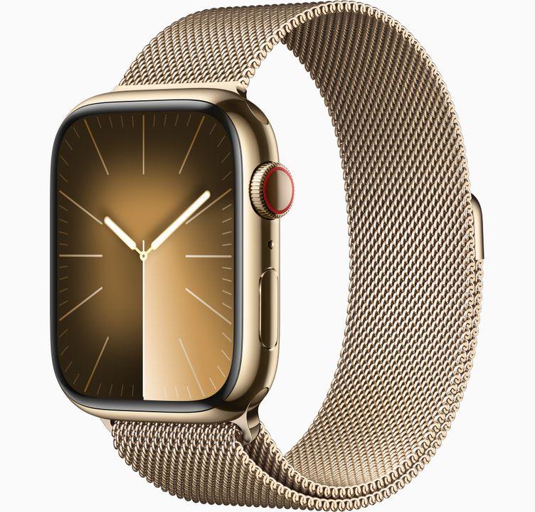 Apple Watch Series 6 (Late 2020) GPS/Cellular A2294 - 44mm Gold Stainless Steel Case & Gold Milanese Loop