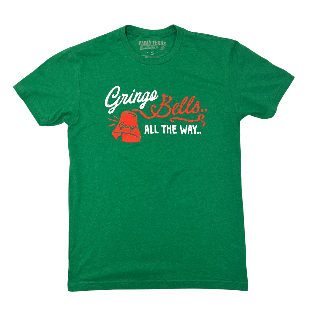 Gringo Bells Kelly Green T-Shirt Unisex Paris Texas Apparel Co