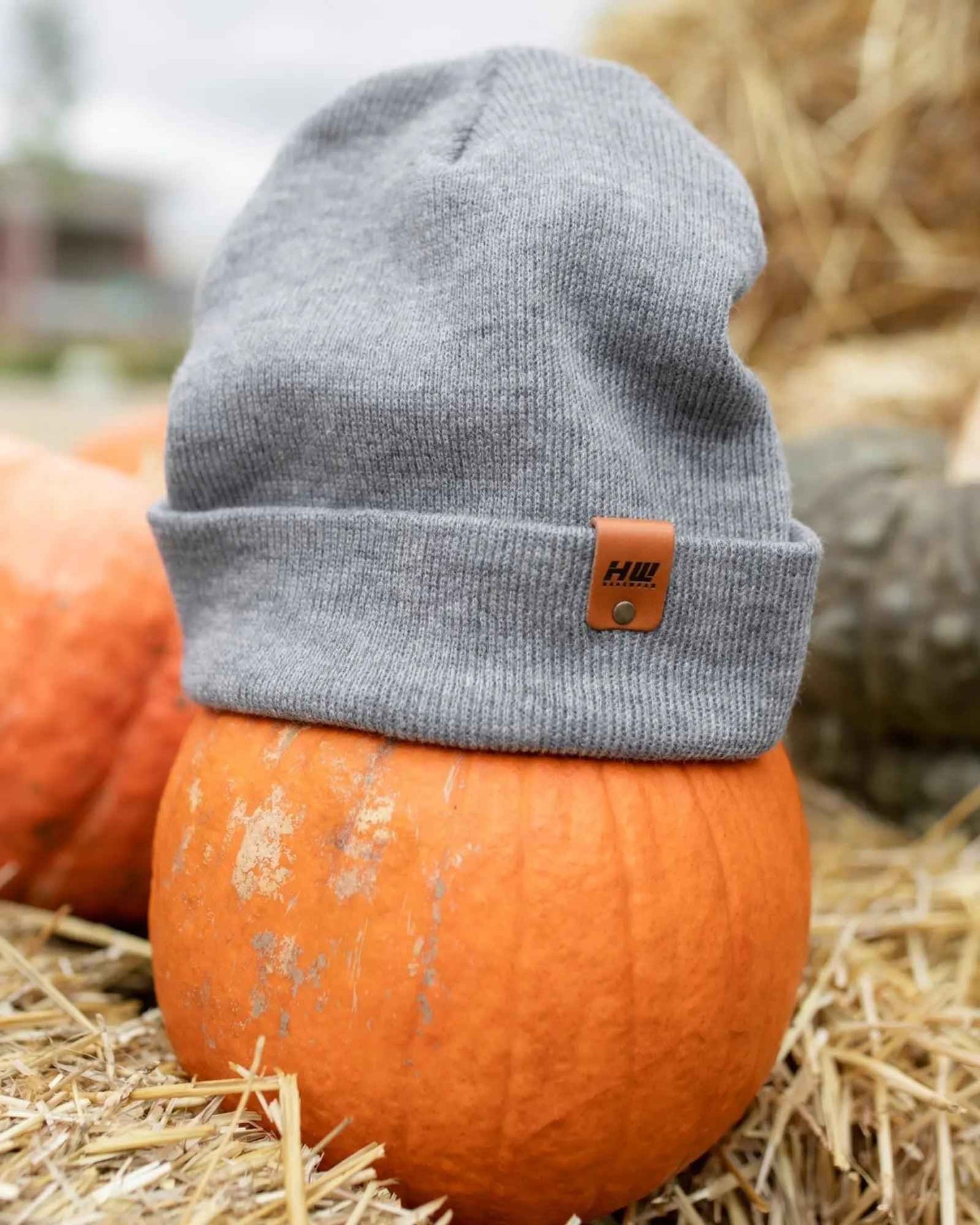 Knit Koala Gray Classic Cuffed Beanie Hat HAAKWEAR