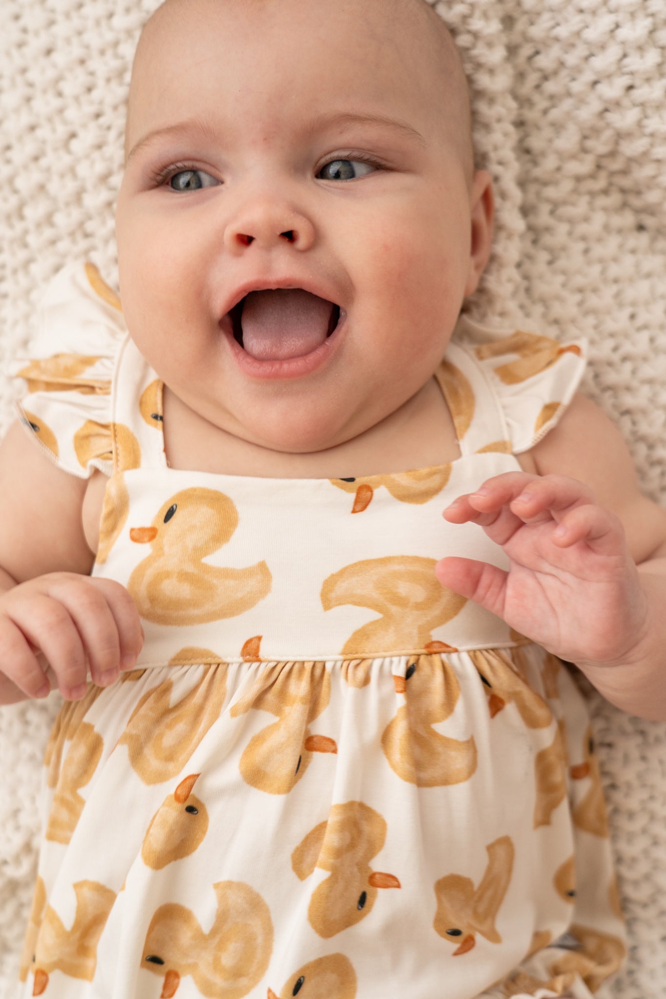Bubble Romper Bamboo Blend Baby Romper Ducky
