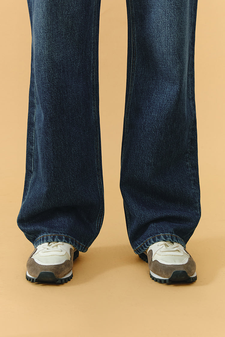 Whitefish High Rise Wide Jeans Mid-weight Denim Coney Island
