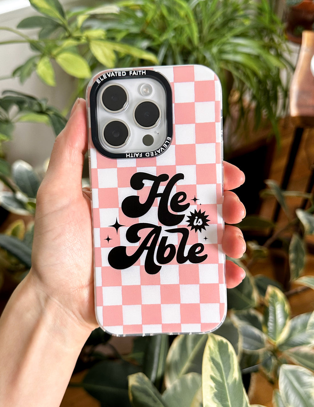 He is Able Durable iPhone Case Elevated Faith