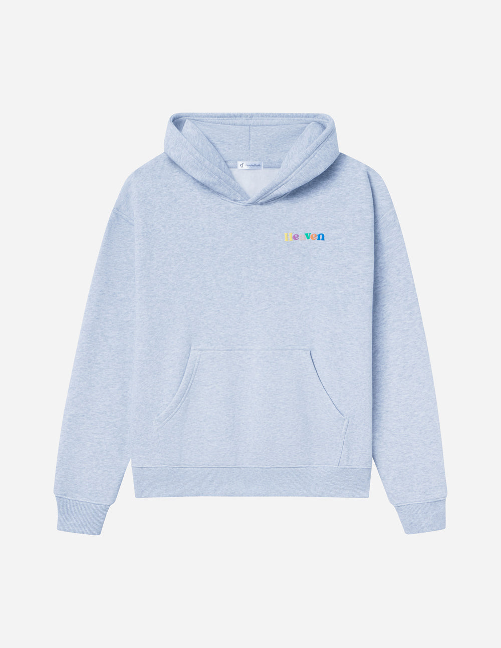 Heather Grey Unisex Hoodie Relaxed Fit Heaven