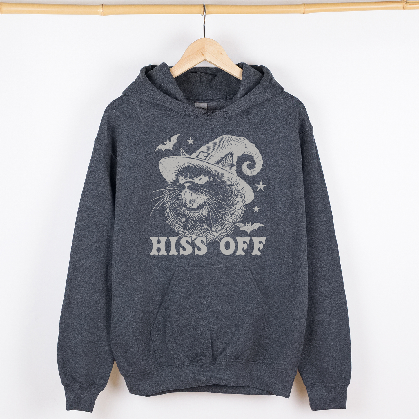 Hiss Off Cat Halloween Witch Graphic Hoodie Hooded Sweatshirt Refinery Number One