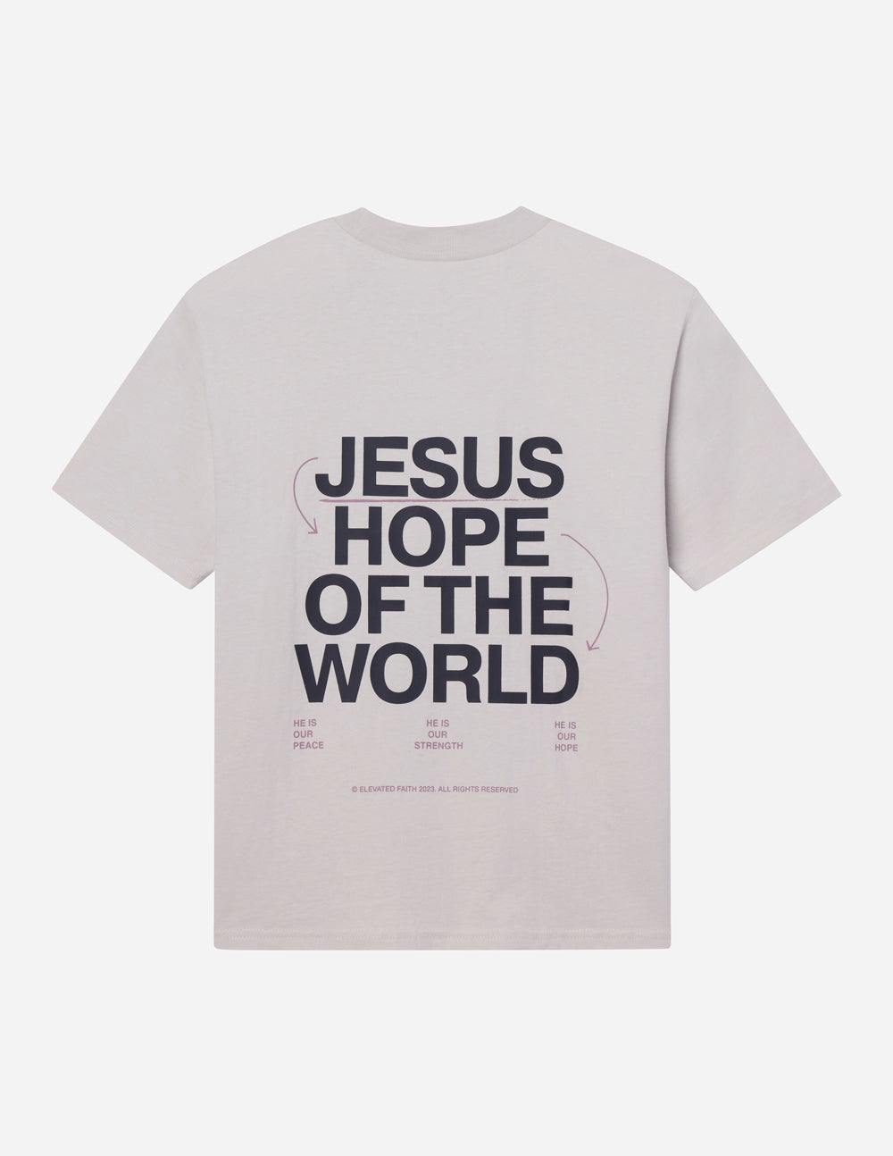 Hope of the World Unisex Oversized Tee 100% Cotton