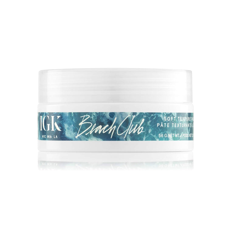 Soft Texture Paste Hair Styling Paste IGK Beach Club 2oz