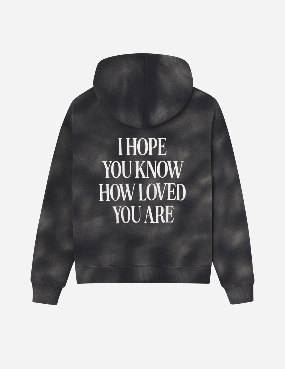 Unisex Hoodie Black Relaxed Fit I Hope You Know