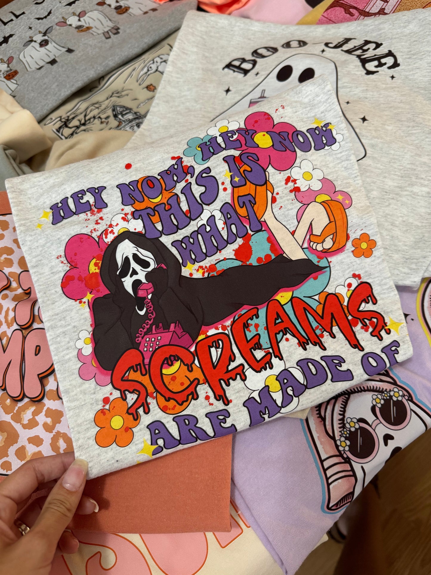 Halloween Tee & Sweatshirt Spooky Season Apparel Gunpowder and Lace Boutique Nac