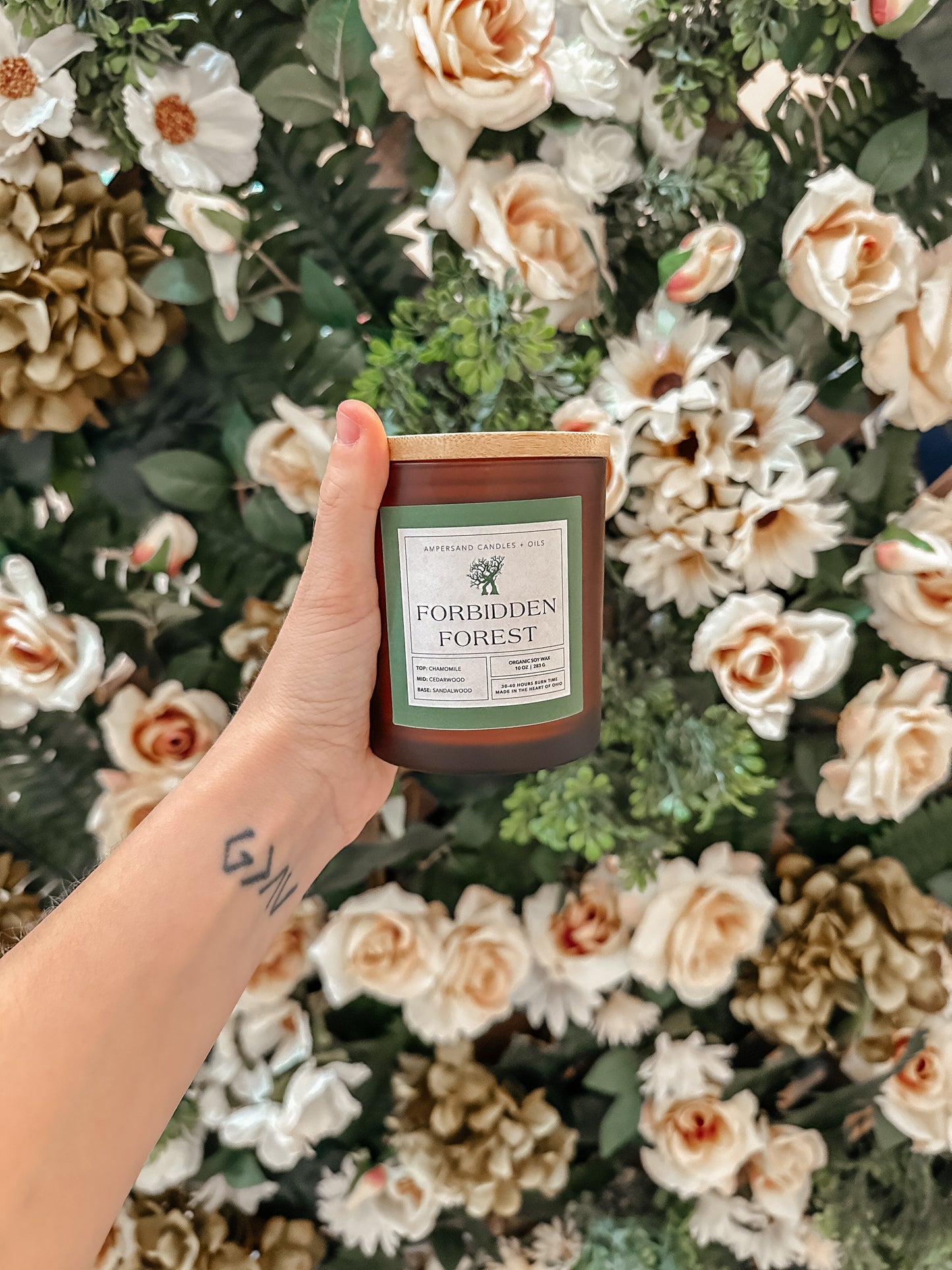 Forbidden Forest Beeswax Candle 10oz Harry Potter
