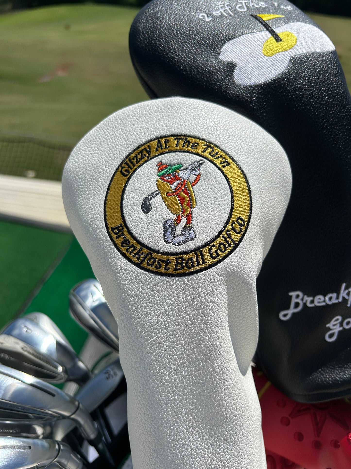 Glizzy At The Turn Hot Dog Golf Headcover Breakfast Ball Golf Co.