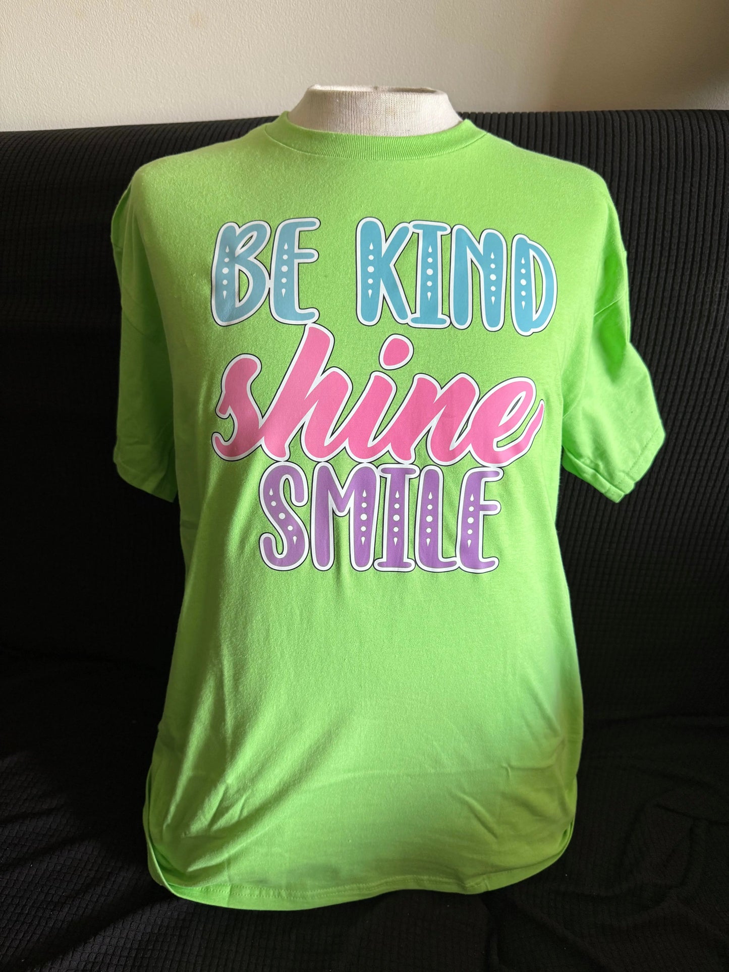 Be Kind Shine Smile Soft Cotton T-Shirt