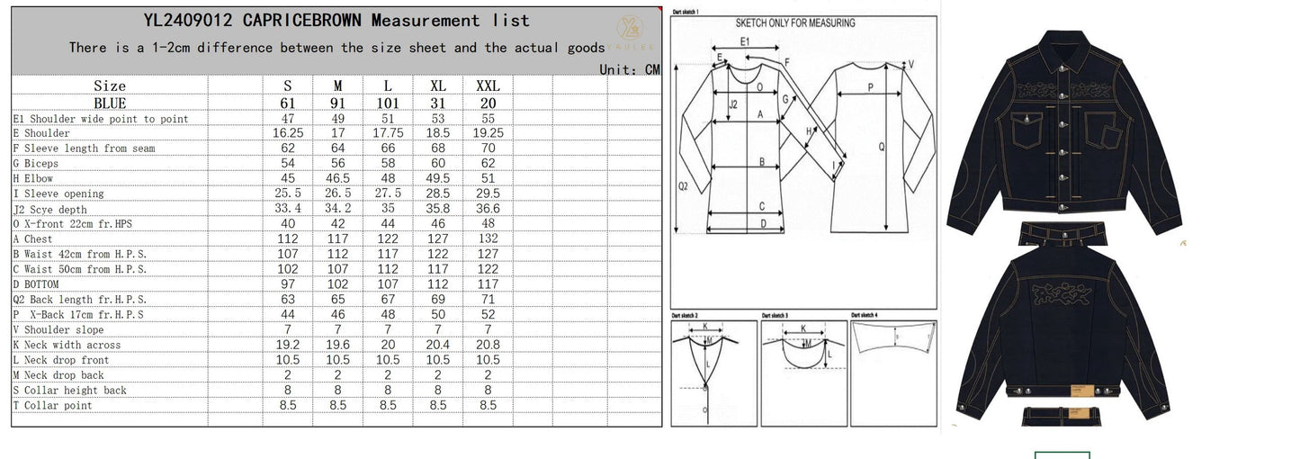 Capri Denim Jacket Denim Jacket