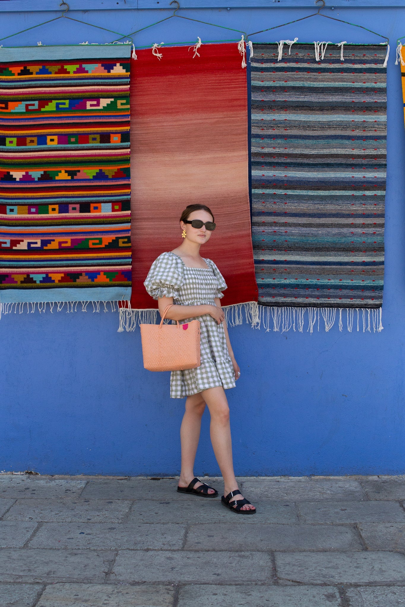 Canarias Medium Woven Crossbody Bag Medium Woven Crossbody Bag Tin Marin