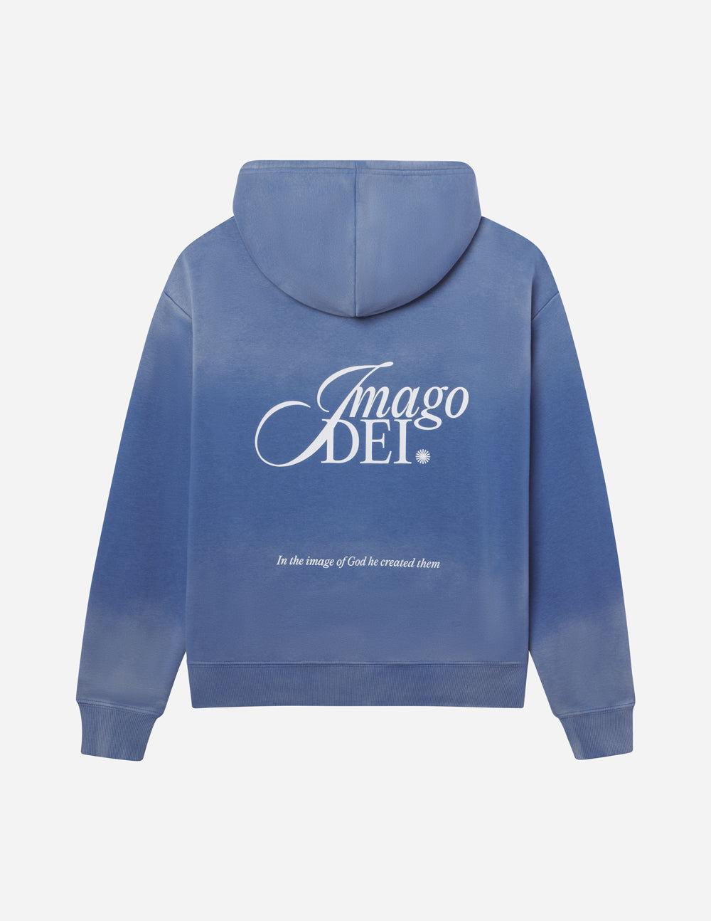 Unisex Relaxed Indigo Hoodie Imago Dei