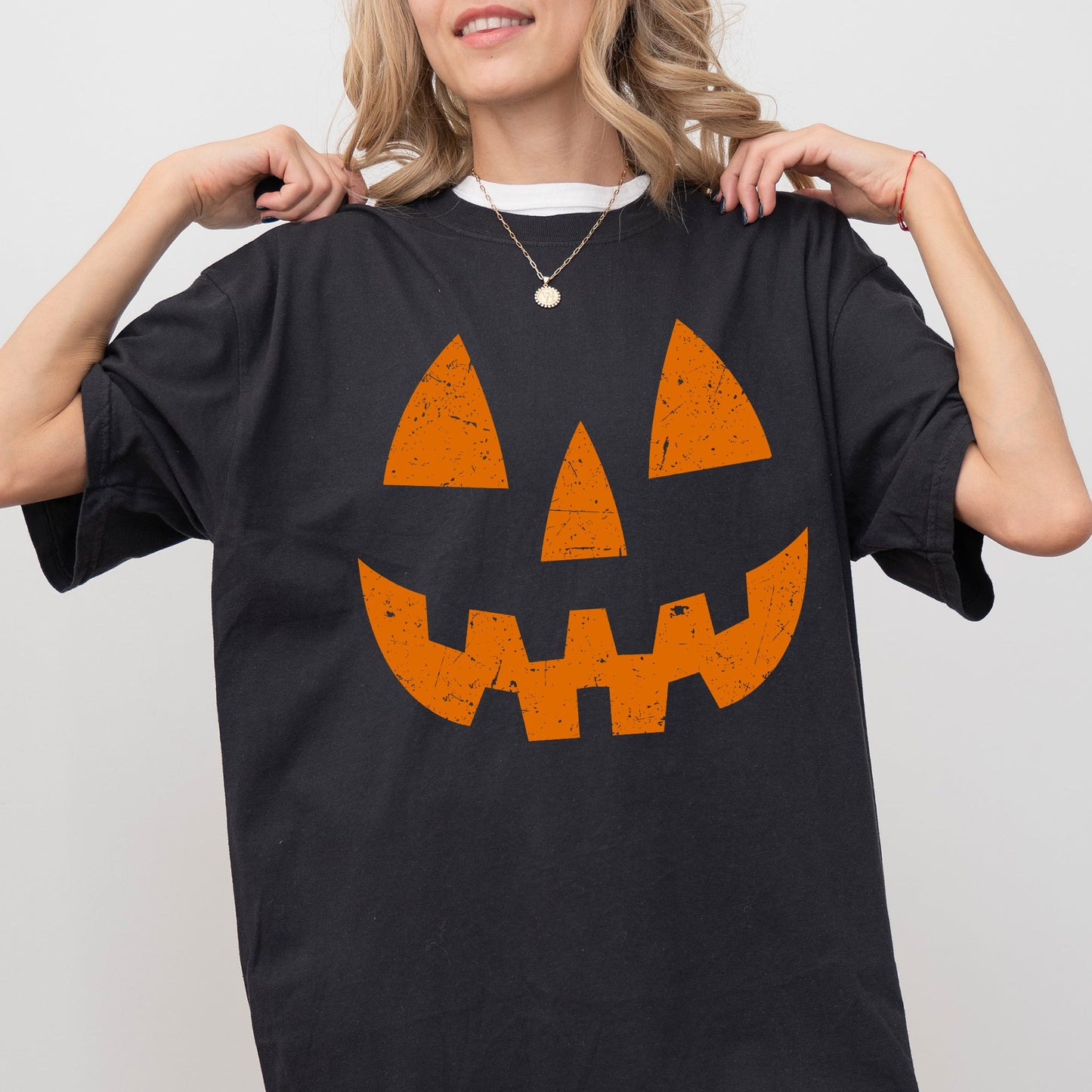 Jack-O-Lantern, Pumpkin, Cute, Halloween, Spooky, Trick Or Treat Costume, Witch Shirt Comfort Colors T-Shirt