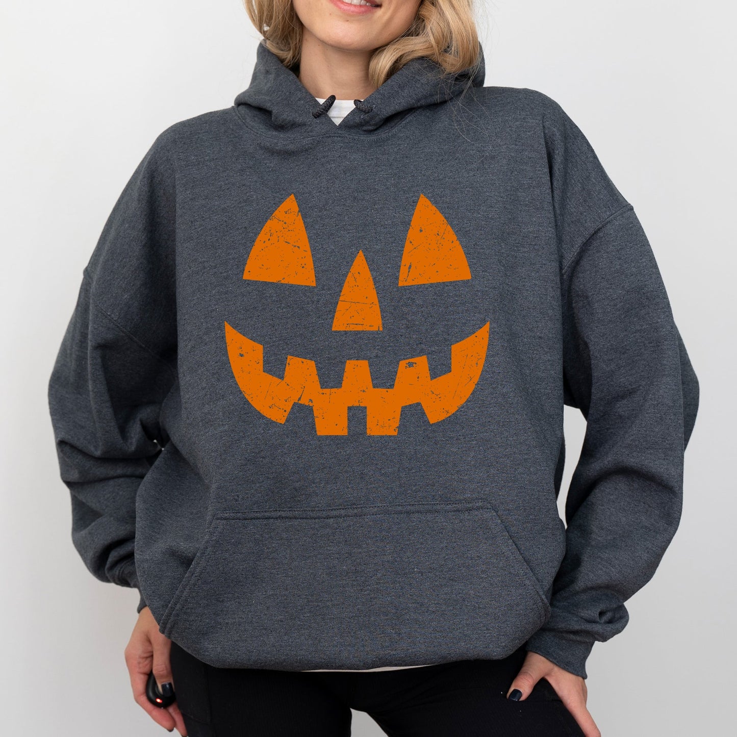 Jack-O-Lantern, Pumpkin, Cute, Halloween, Spooky, Trick Or Treat Costume, Witch Hoodie, Hooded Sweatshirt