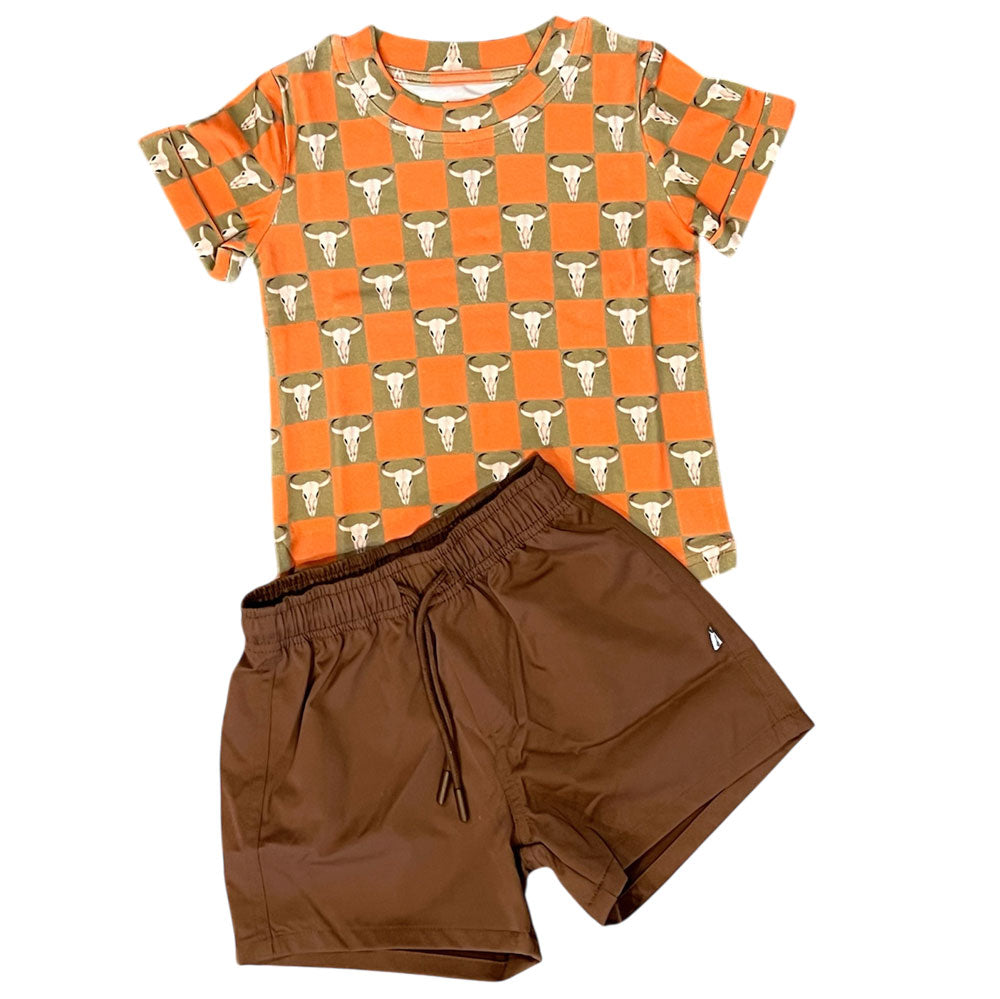 Bamboo Short Sleeve Signature Tee Kids T-Shirt Kasen