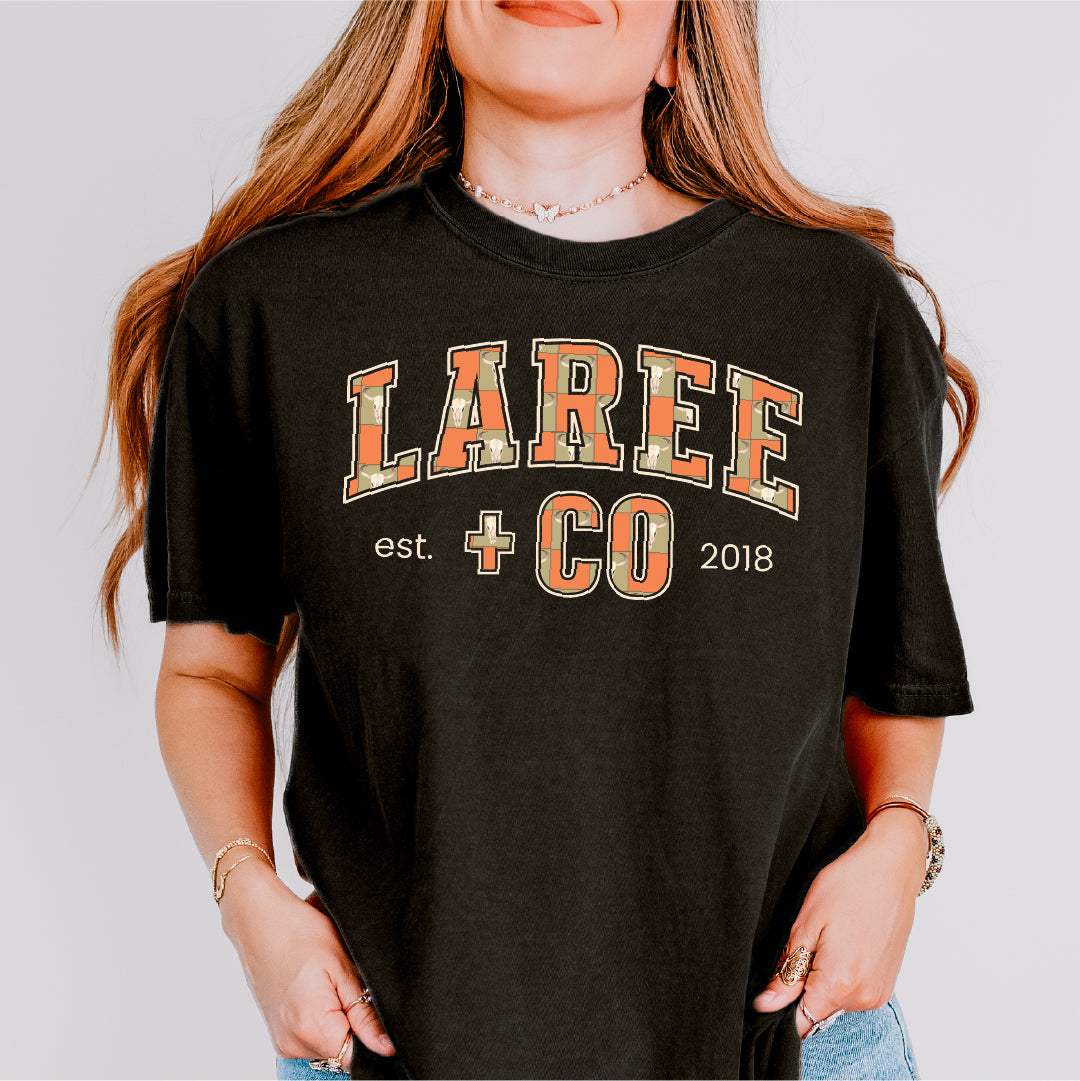 Kasem LC Pattern Tee Ultra-Soft Cotton T-Shirt Laree + Co