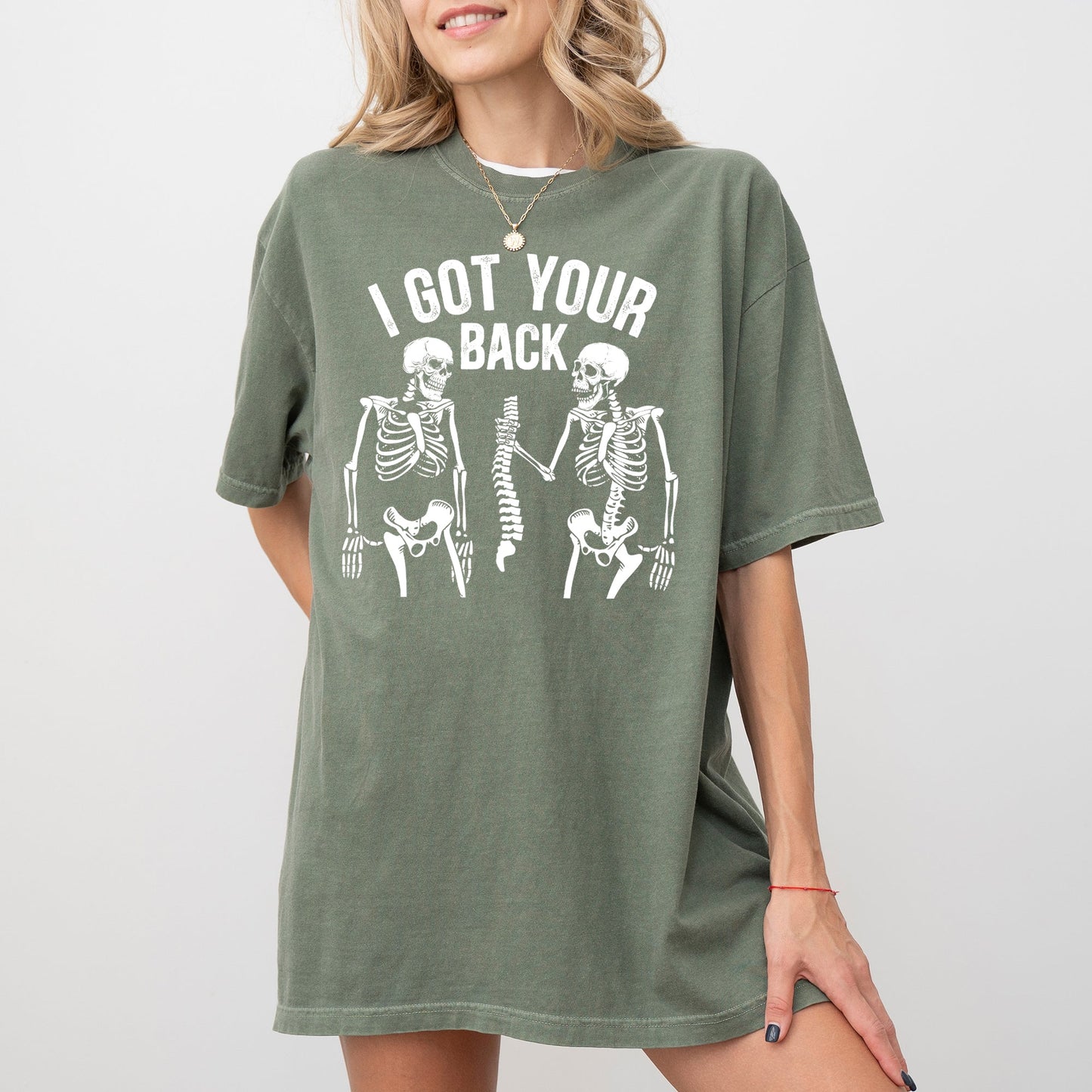 Funny Skeleton Witch Halloween Aesthetic Costume Tshirt Comfort Colors T-Shirt