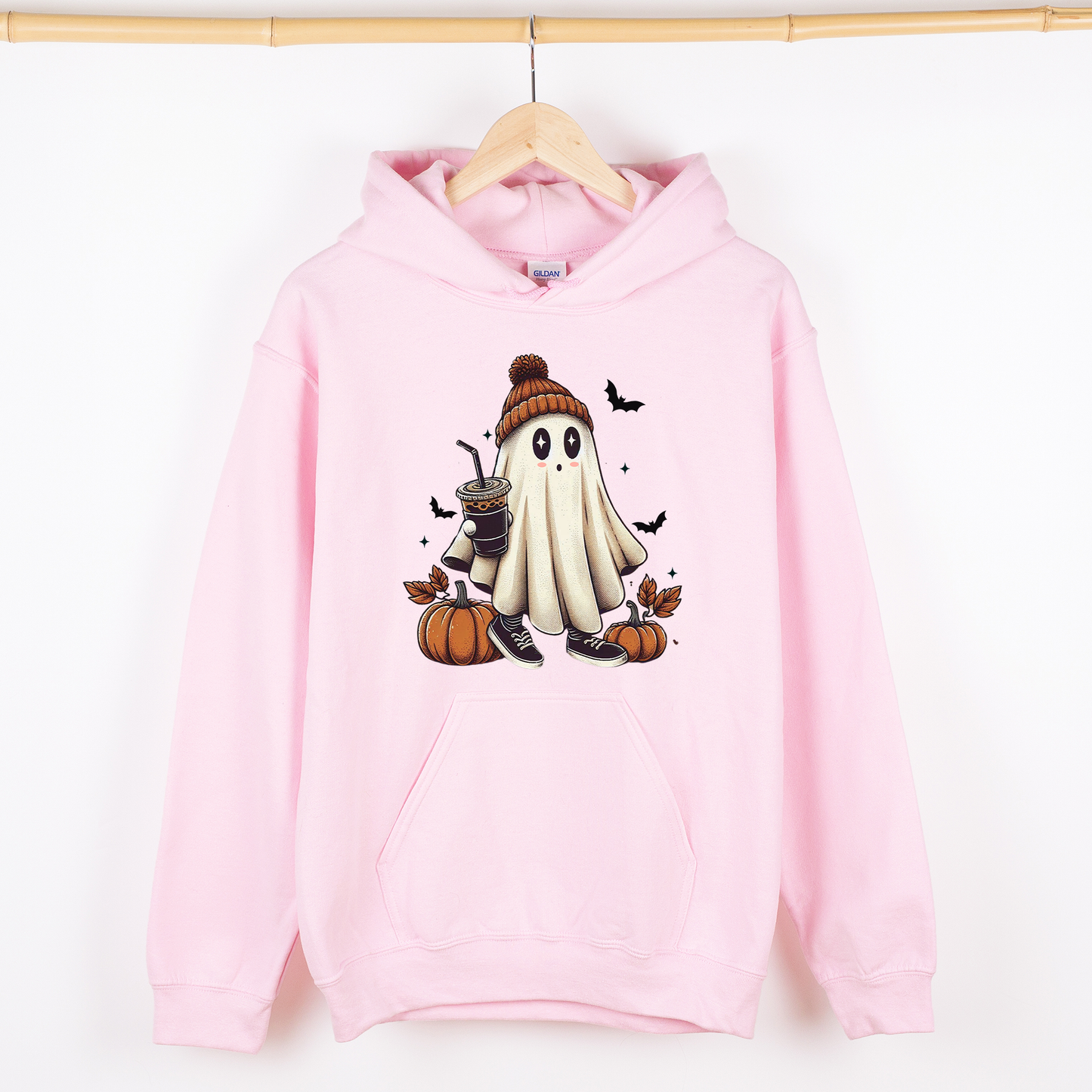 Haunted House Double-Sided Graphic Hoodie Vintage Halloween Sweatshirt Refinery Number One