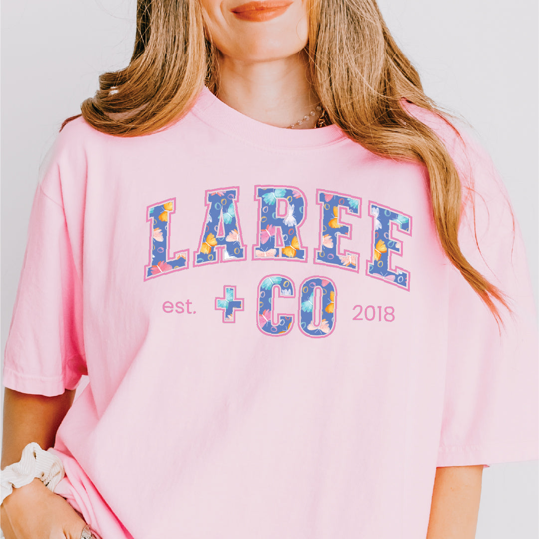 LC Pattern Ultra-Soft Cotton Tee Laree + Co