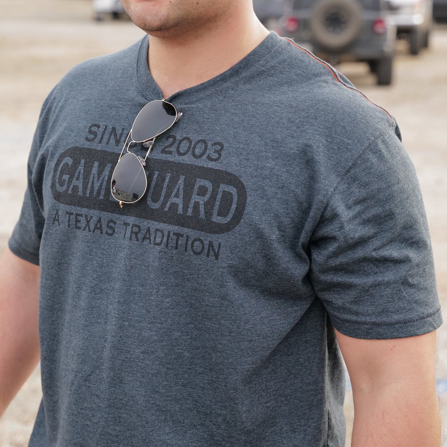 Charcoal Lightweight Graphic Tee GameGuard