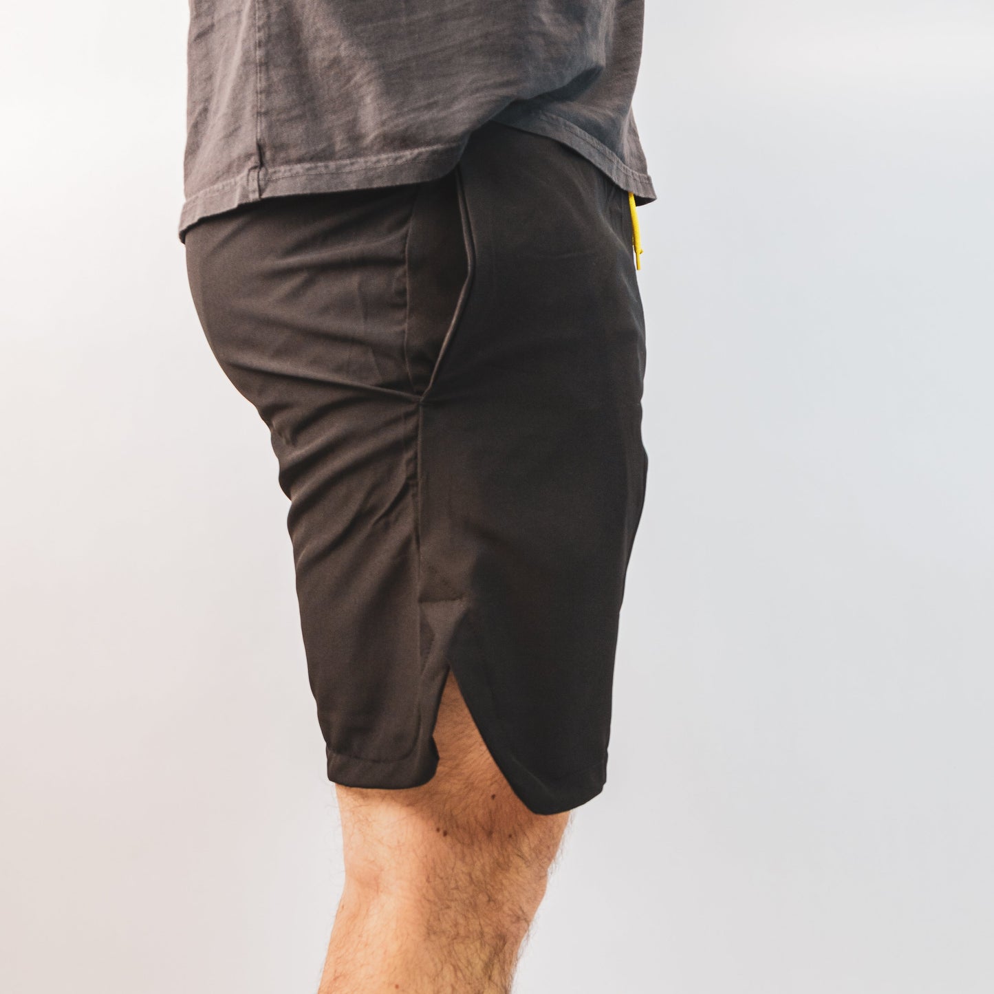 Athletic Flow Lightweight Polyester Shorts Iron+Steel