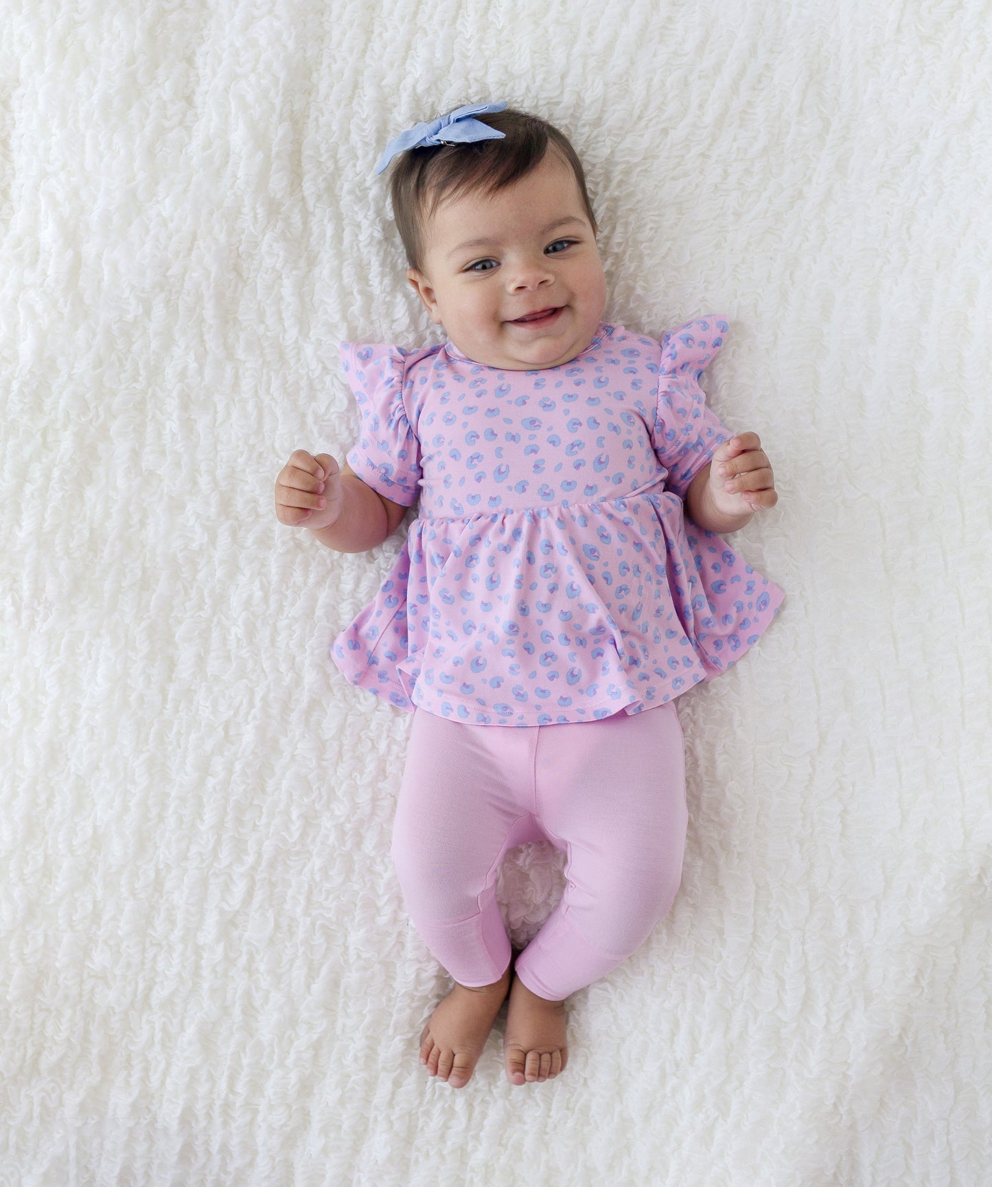 Pink Bamboo Leggings Children Laree + Co.