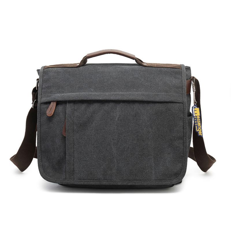Large Canvas Messenger Bag