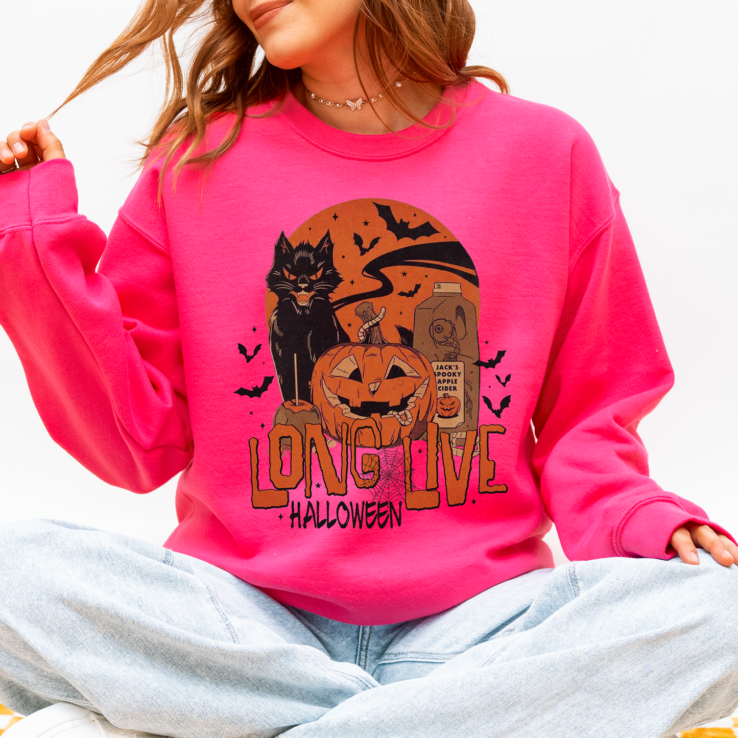 Long Live Halloween, Retro, Classic, Vintage Sweatshirt