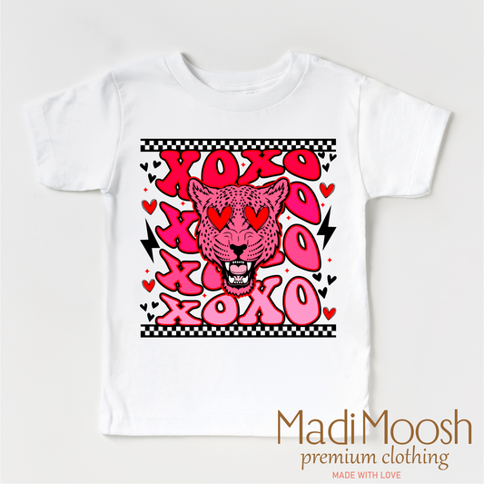 XOXO Leopard  Valentine Shirt - Valentine Tee