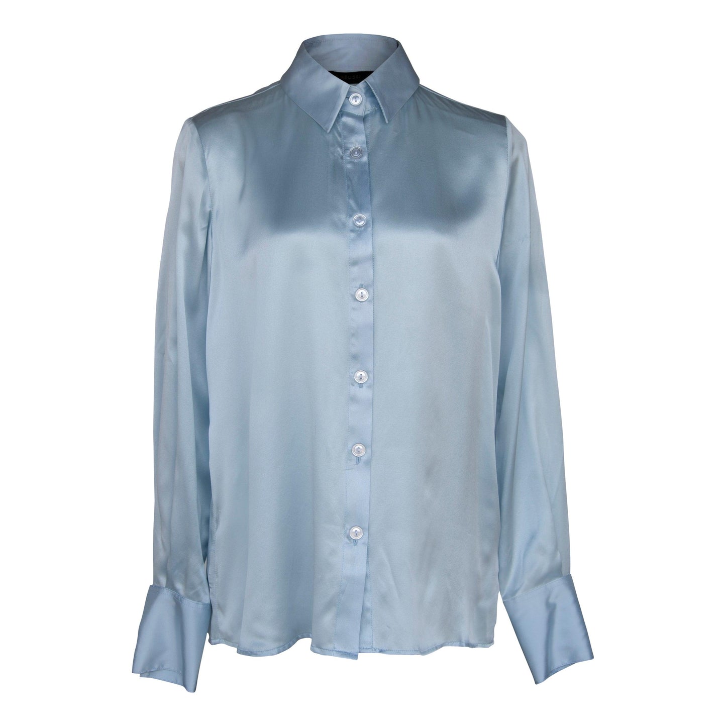 Silk Blue Luxe Blouse Women's Silk Top Le Reussi