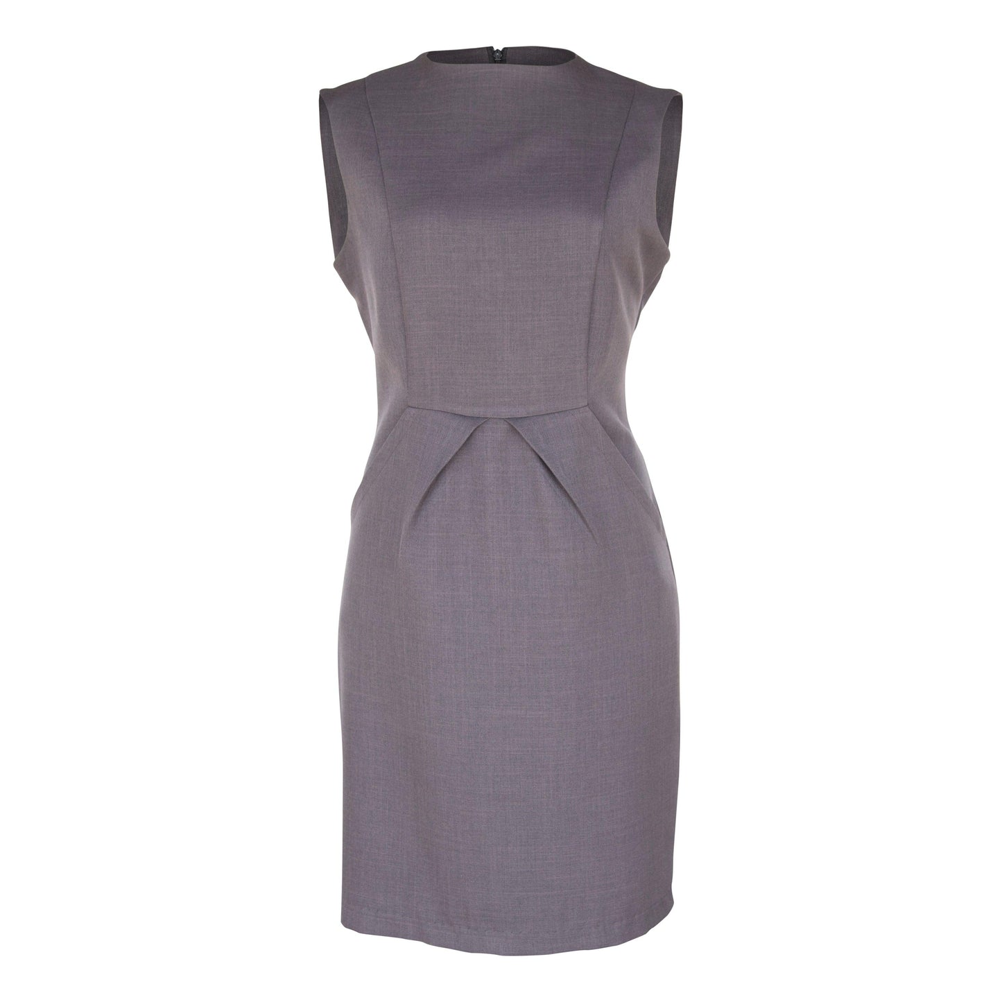 Wool Charcoal Mini Dress Elegant Women’s Winter Dress Luxe