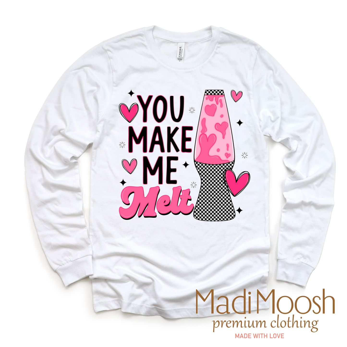 You Make My Heart Melt Valentine's Day Shirt - Lava Lamp Valentine Tee