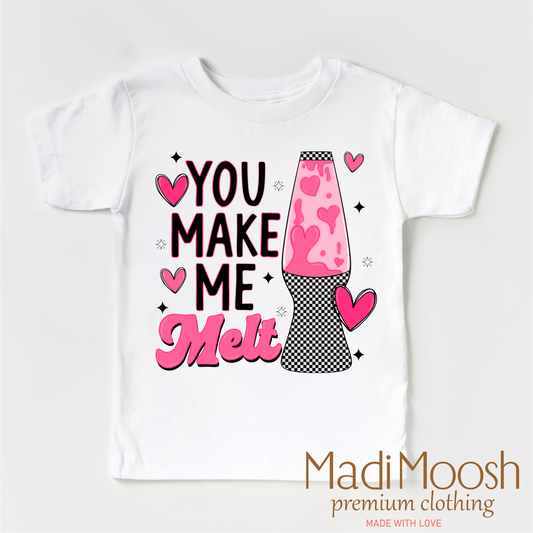 You Make My Heart Melt Valentine's Day Shirt - Lava Lamp Valentine Tee