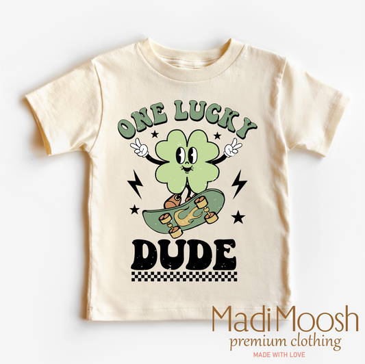 One Lucky Dude St. Patrick's Day Shirt - St. Patrick's Day Tee