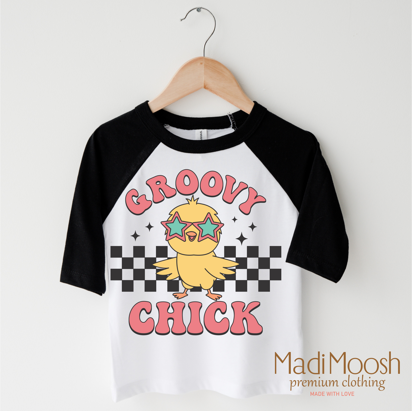 Groovy Chick Easter Shirt - Retro Easter Chicken Tee