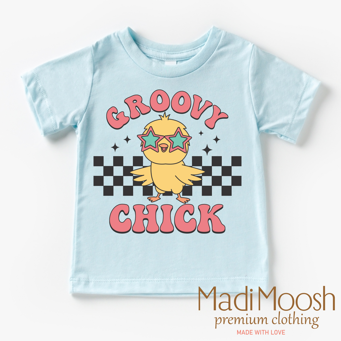 Groovy Chick Easter Shirt - Retro Easter Chicken Tee