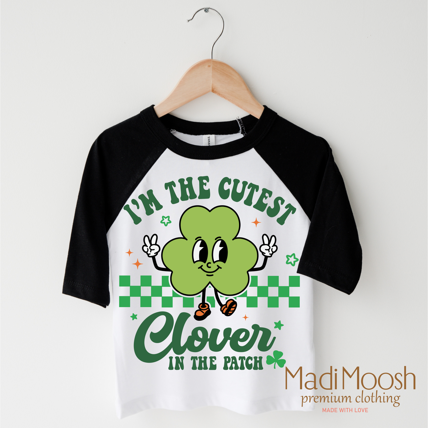 I'm The Cutest Clover In The Patch St. Patrick's Day Shirt - Kids St. Patrick's Day Tee