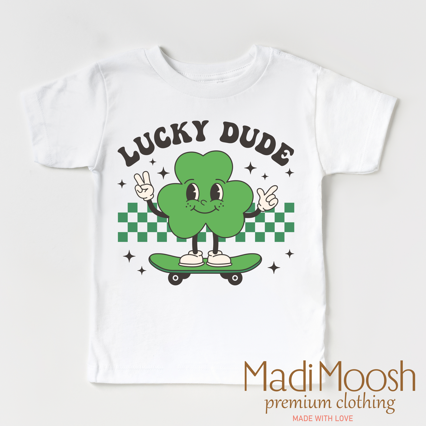 Lucky Dude St. Patrick's Day Shirt - Kids St. Patrick's Day Tee