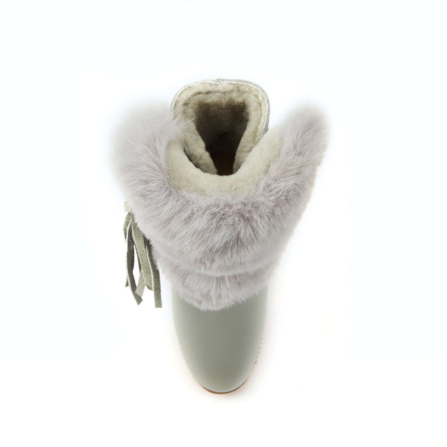 Montreal Ice Gray High Wedge Ankle Boot Australia Luxe Collective