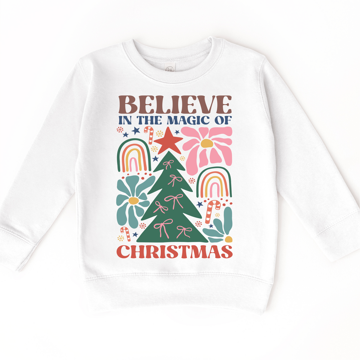 Boho Long Sleeve Shirt Believe In The Magic Of Christmas Madi Moosh