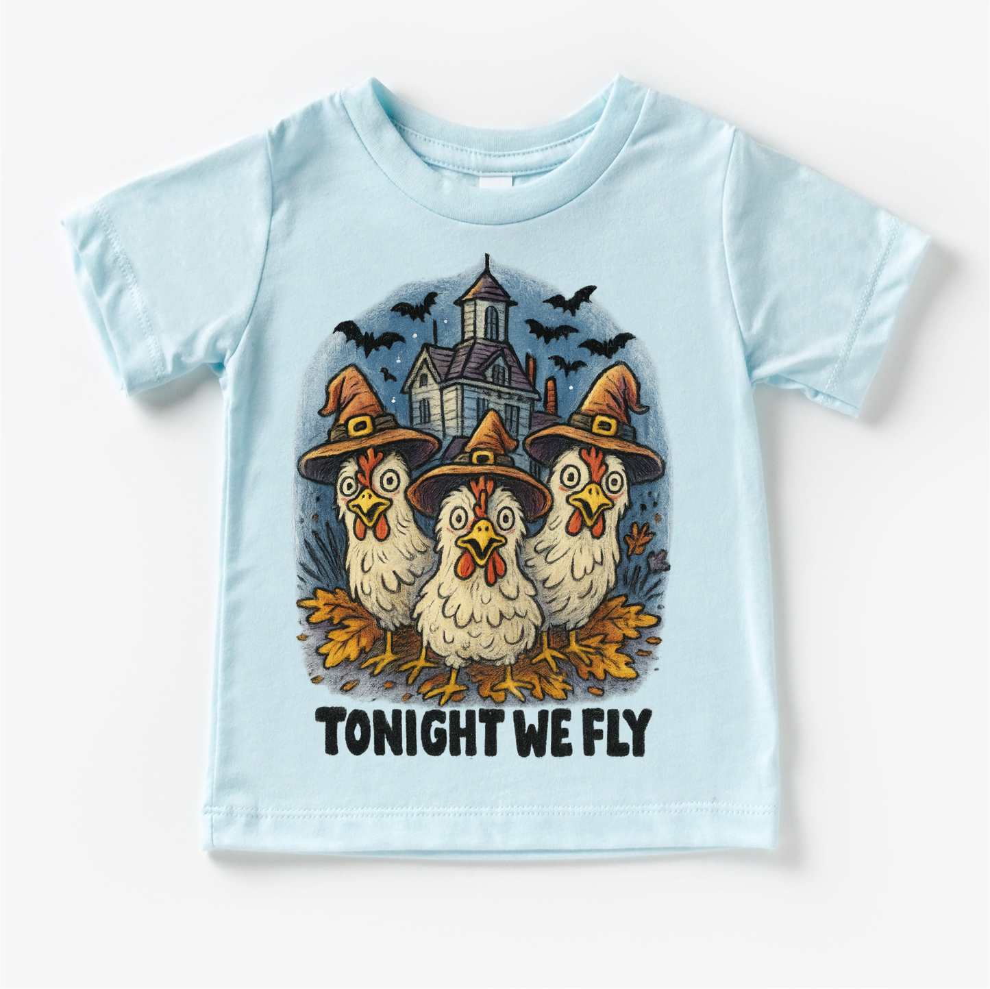 Tonight We Fly Chicken Witch Halloween Shirt - Halloween Tee