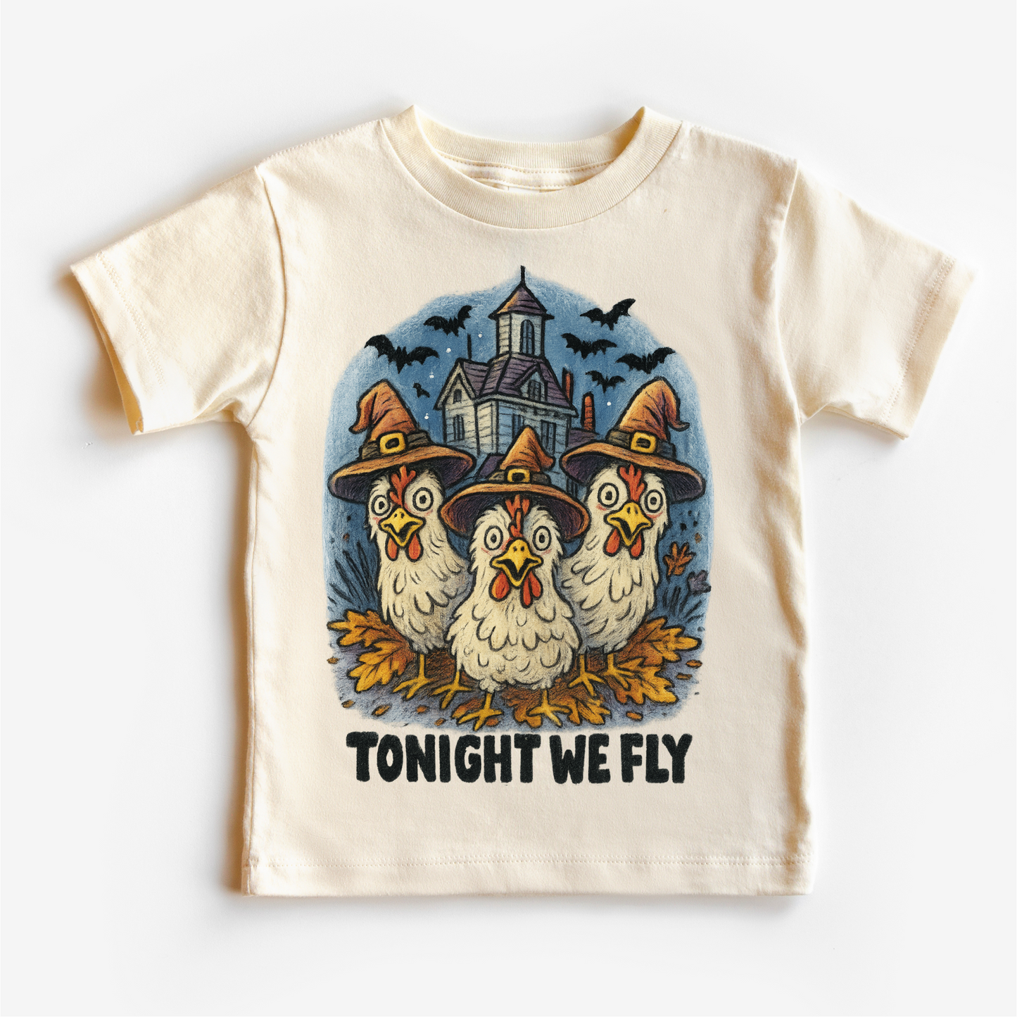 Tonight We Fly Chicken Witch Halloween Shirt - Halloween Tee