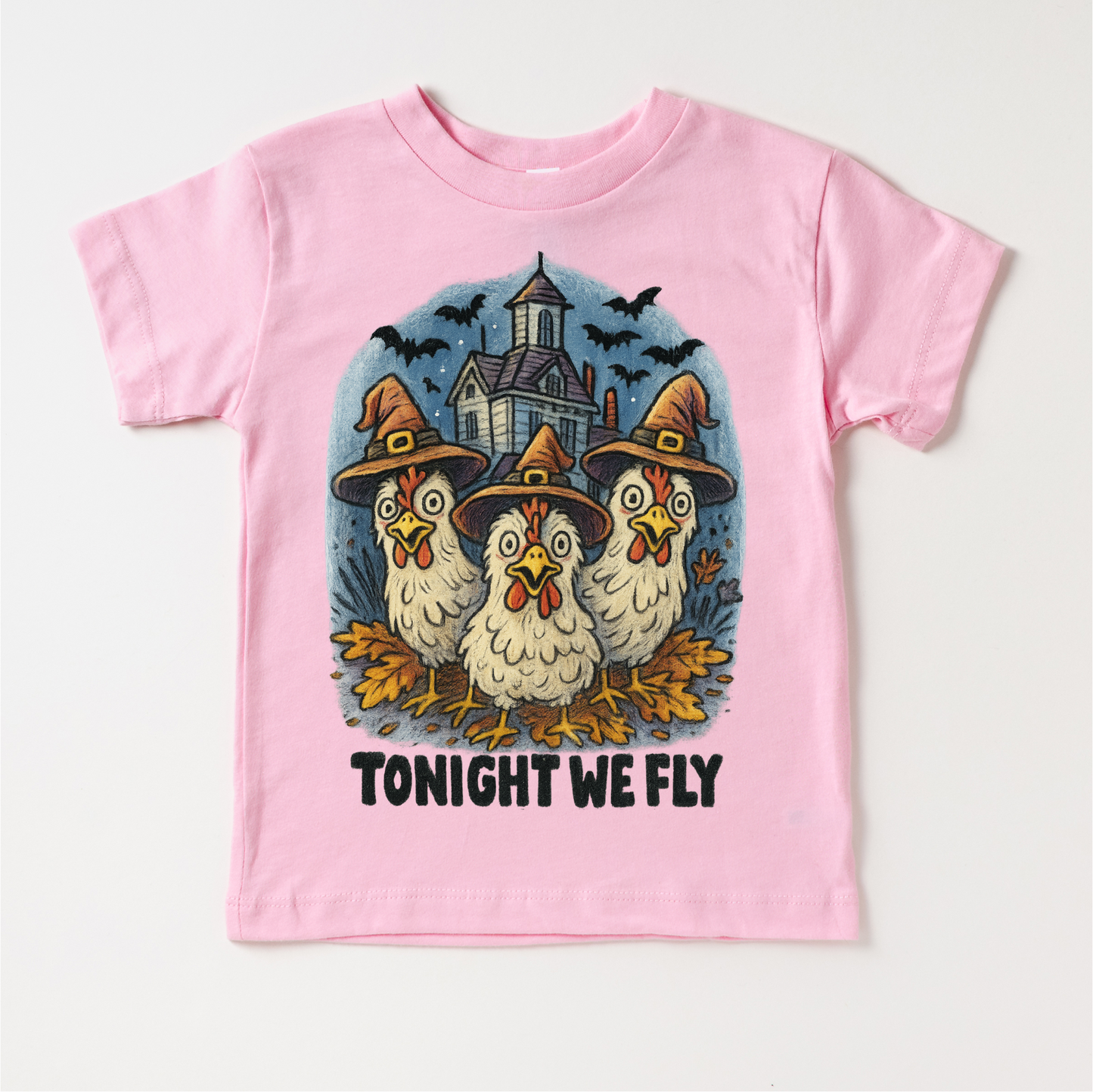 Tonight We Fly Chicken Witch Halloween Shirt - Halloween Tee