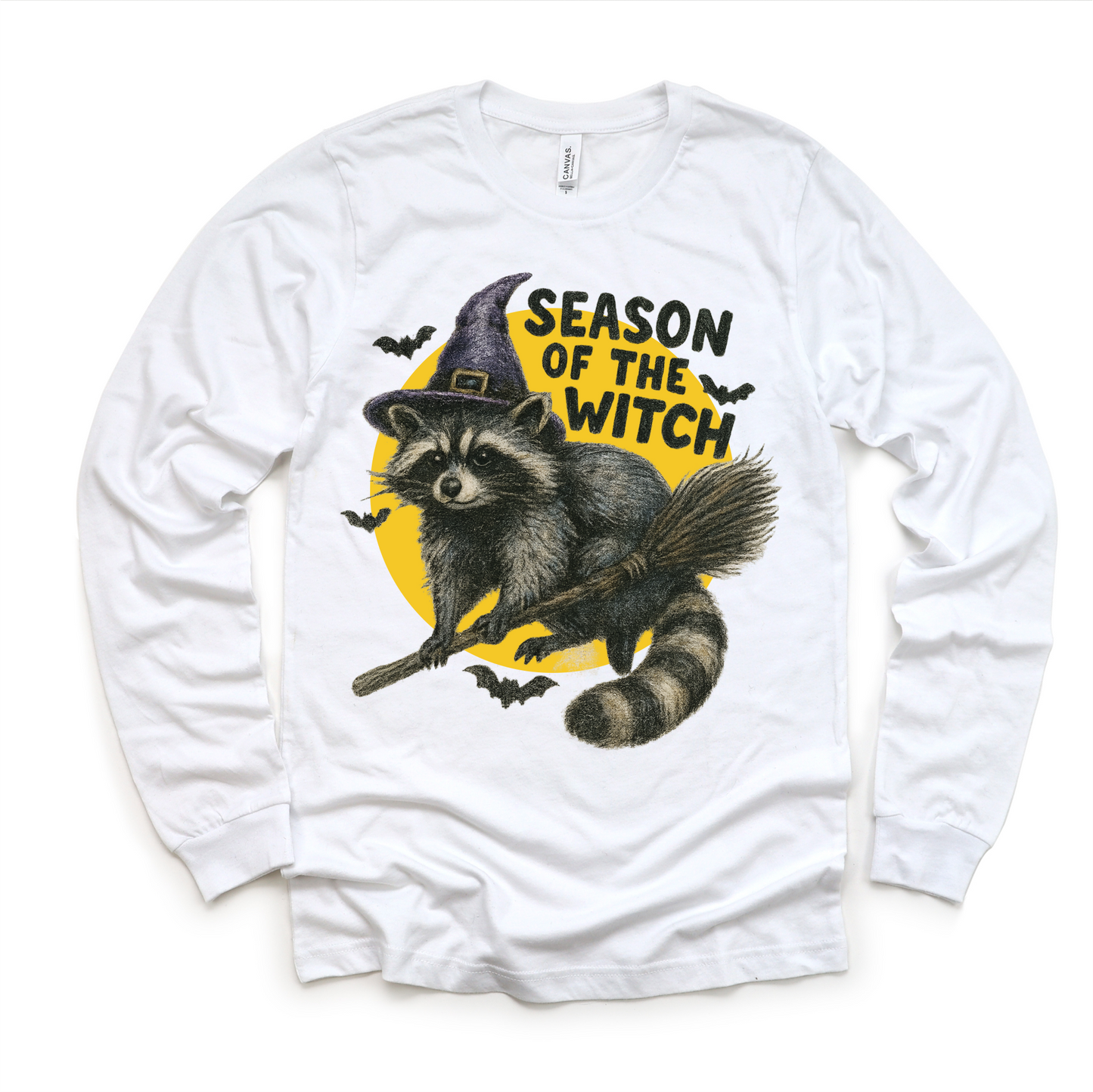 Season Of The Witch Racoon Halloween Shirt - Halloween Tee - MU93