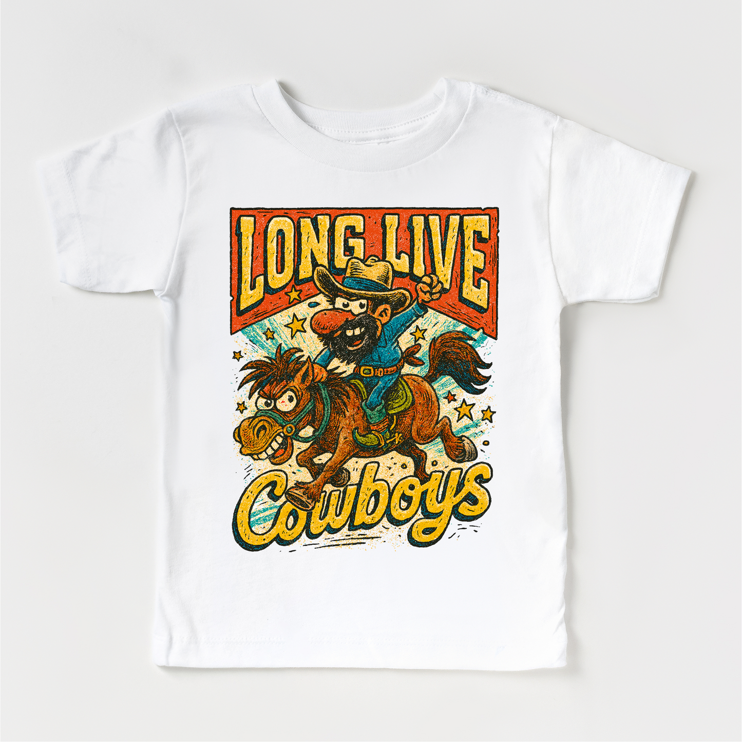 Long Live Cowboys Rodeo Country Western Shirt - Western Tee - MU98